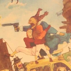 Combination Of Ghibli Characters Kraft Paper Poster -Ghibli HTB1pTtjiY I8KJjy1Xaq6zsxpXa6