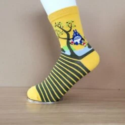 Studio Ghibli Socks 4pairs/set -Ghibli HTB1pcQYbhrvK1RjSszeq6yObFXa7 2nd 1
