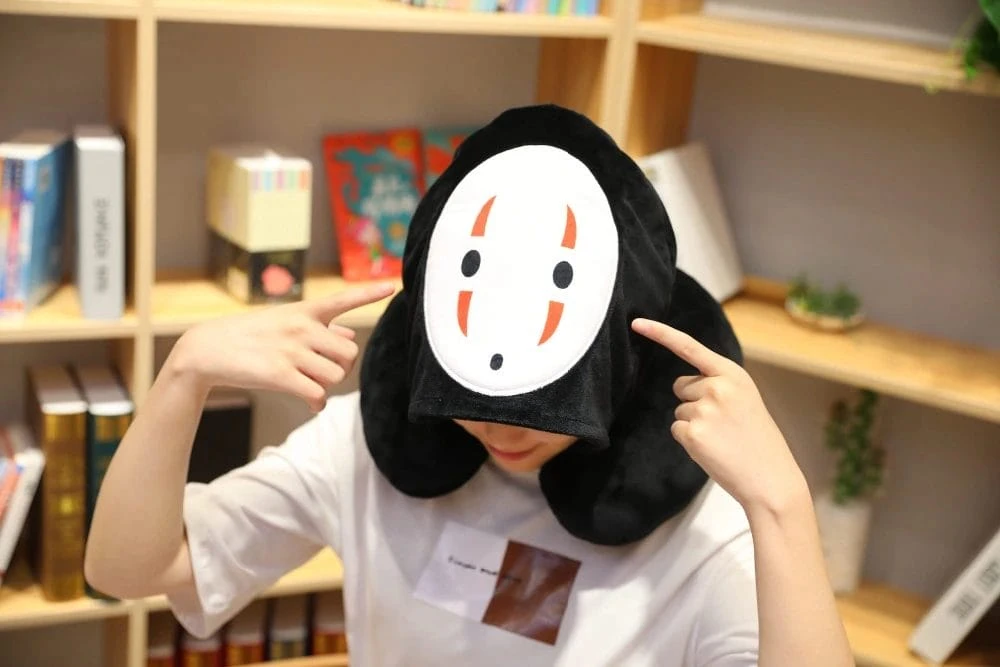 Spirited Away No Face Man U Shape Pillow 1 Spirited Away No Face Man U Shape Pillow