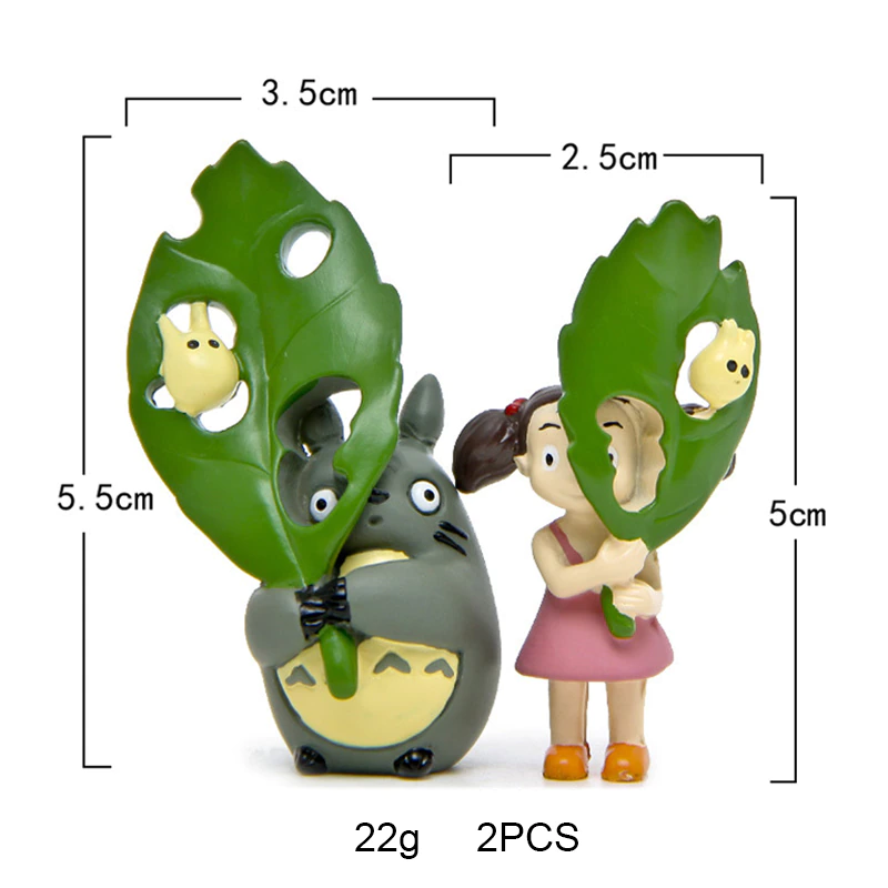 My Neighbor Totoro And Mei Miniature Figurines 2pcs/set 3 My Neighbor Totoro And Mei Miniature Figurines 2pcs/set - Image 3