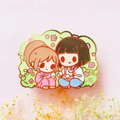 Spirited Away – Chibi Haku And Chihiro Badge Pin