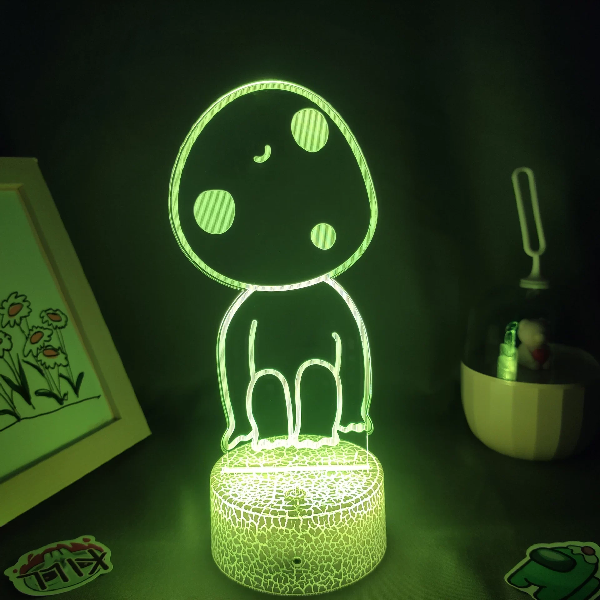 Princess Mononoke Kodama 3D LED Light Multi-Color Changing 7 Princess Mononoke Kodama 3D LED Light Multi-Color Changing - Image 7