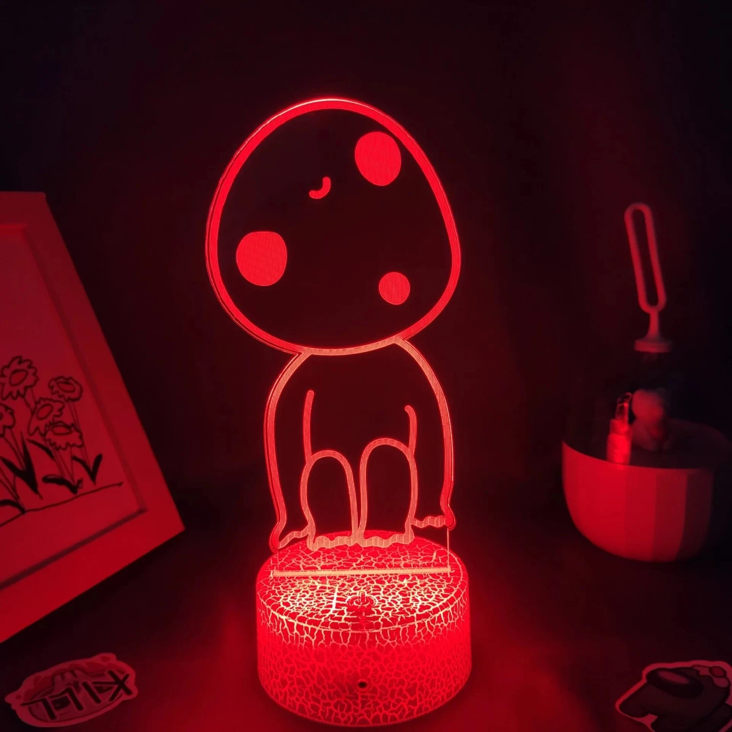 Princess Mononoke Kodama 3D LED Light Multi-Color Changing 10 Princess Mononoke Kodama 3D LED Light Multi-Color Changing - Image 10