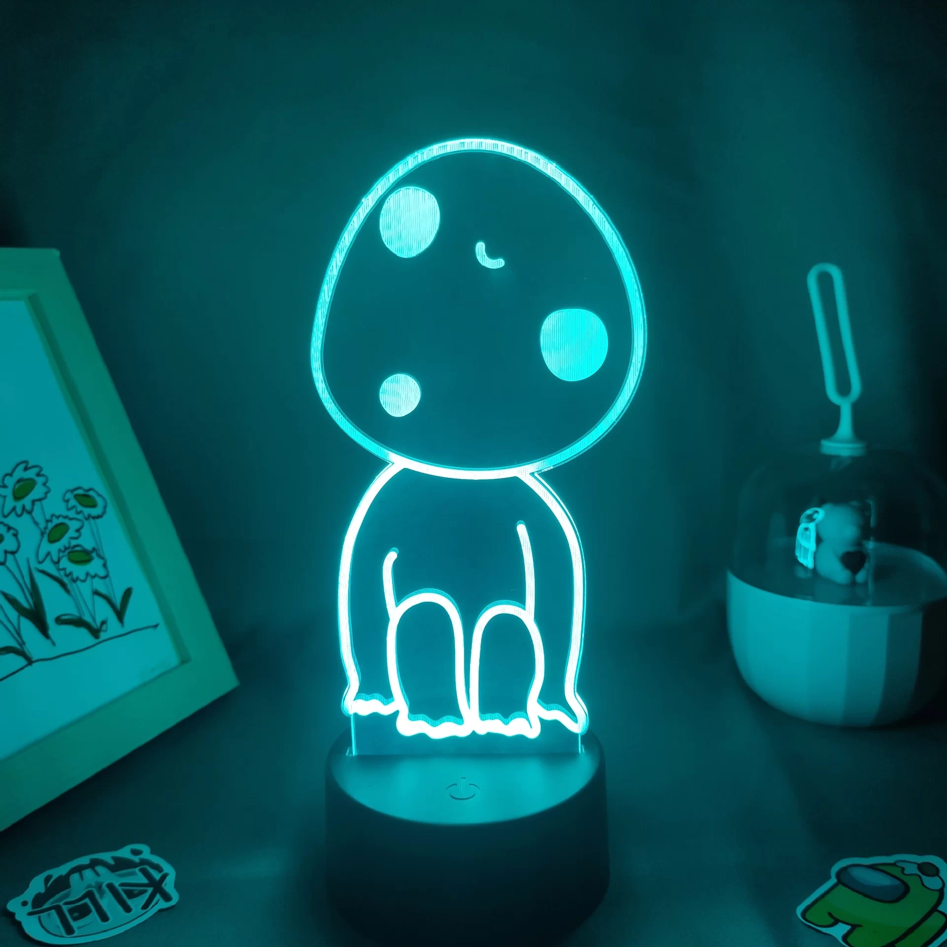 Princess Mononoke Kodama 3D LED Light Multi-Color Changing 12 Princess Mononoke Kodama 3D LED Light Multi-Color Changing - Image 12