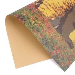 Totoro Family And The Girls On The Flowers Field Vintage Poster -Ghibli Hfac849fe9a024ffd9d823d874e928421o