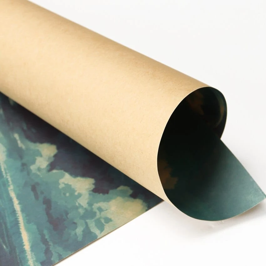 Totoro And The Girls Flying In The Sky Kraft Paper Poster 2 Totoro And The Girls Flying In The Sky Kraft Paper Poster - Image 2