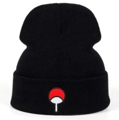 Naruto Uchiha Family Logo Beanie 2 Colors -Ghibli Japanese Anime Naruto Winter Knitted Hats Uchiha Family Logo Embroidery Warm Skullies Beanie Skiing Knit Hats 1.jpg 640x640 1