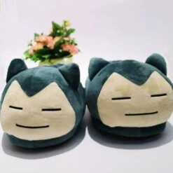 Pokemon Plushie Warm Slipper -Ghibli Jron Unisex Anime Cartoon Pokemon Series Slipper House Women Warm Indoor Wood Floor Home Plush Shoes 4