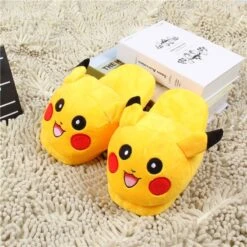 Pokemon Unisex House Slippers 25cm -Ghibli Jron Unisex Cartoon Snorlax Pikachu Slippers Home Use Slides Women Warm Indoor Slippers Pokemon Snorlax Eve 3