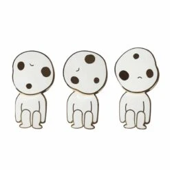 Princess Mononoke Kodama Badge Pins