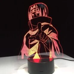 Naruto Uchiha Itachi 3D Led Night Light 7 Colors Changing