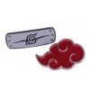 Naruto Konoha And Akatsuki Symbols Badge Pins Set