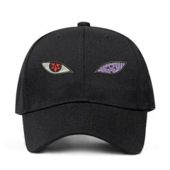 Naruto Uchiha Sasuke Sharingan & Rinnegan Eye Baseball Cap -Ghibli New Anime Naruto Uchiha Sasuke Sharingan Rinnegan Eye Cotton Cap Baseball Cap For Men Women Hip 7.jpg 640x640 7