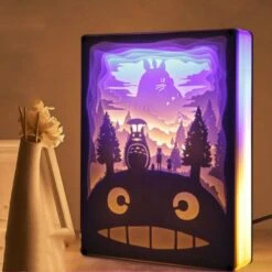 My Neighbor Totoro 3D Paper Carving Art Lamp