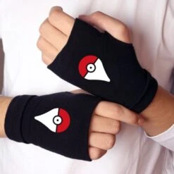 Pokemon Cosplay Props Knitting Gloves -Ghibli Poke GO Pocket Monster Knitting Gloves Cotton Warm Half Finger Wrist Mittens Cosplay Accessory Props Gift 5.jpg 640x640 5