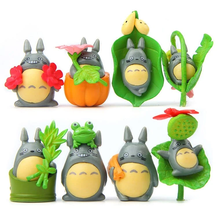 My Neighbor Totoro Figurines Garden Miniature Decor 8pcs/set 1 My Neighbor Totoro Figurines Garden Miniature Decor 8pcs/set