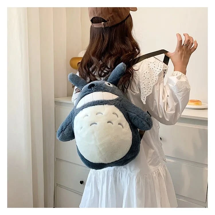 My Neighbor Totoro Plush Backpack 33cm 2 My Neighbor Totoro Plush Backpack 33cm - Image 2