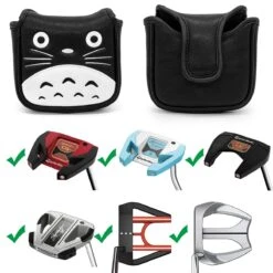 My Neighbor Totoro Golf Square Heel Shaft Mallet Putter Headcover -Ghibli S7c3c0186e12b4d59accdb51925343dfaR