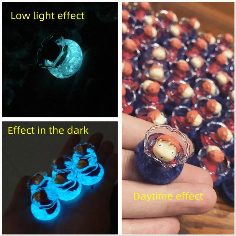 Ponyo On The Cliff Luminous Ornament Fridge Magnet 4 Ponyo On The Cliff Luminous Ornament Fridge Magnet - Image 4