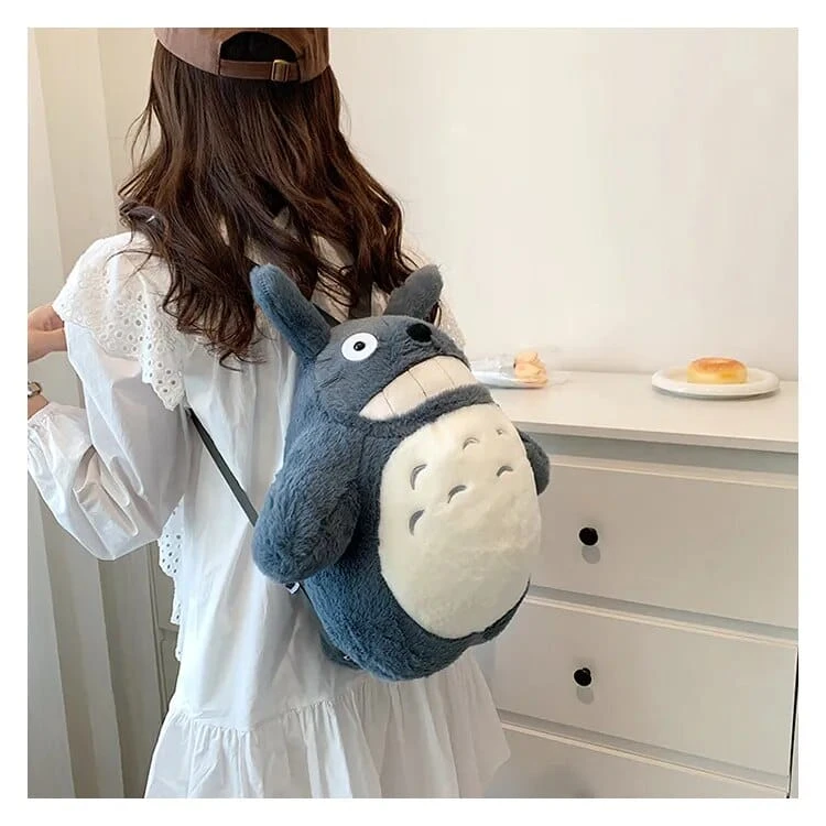 My Neighbor Totoro Plush Backpack 33cm 8 My Neighbor Totoro Plush Backpack 33cm - Image 8