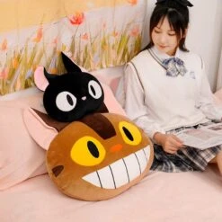 My Neighbor Totoro Catbus & KiKi’s Delivery Service Jiji Stuffed Pillow 28 My Neighbor Totoro Catbus & KiKi’s Delivery Service Jiji Stuffed Pillow -Ghibli S905de7e408ba4c4bbd25c6ef6a83e600Y