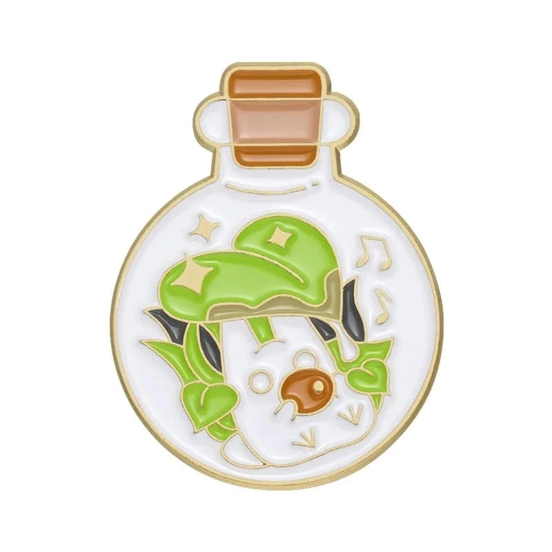 Ghibli Cute Characters Badge Pin Set 5pcs Style 2 2 Ghibli Cute Characters Badge Pin Set 5pcs Style 2 - Image 2