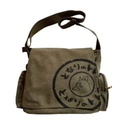 My Neighbor Totoro Canvas Crossbody Messenger Bag Basic Style 2022