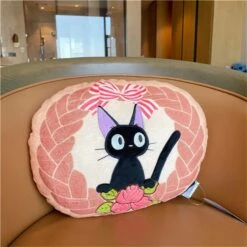 Kiki’s Delivery Service Jiji Embroidered Soft Cushion 35cm -Ghibli Sdba46a19bbe04f52a86ed474f0eeac53c