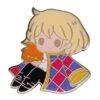 Howl’s Moving Castle – Cute Magician Howl And Calcifer Badge Pin