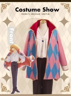 Howl’s Moving Castle Howl Cosplay Costume Full Set 4PCS -Ghibli Se7a1c2f34bf4413ba8aaa72a4c04d6f5d