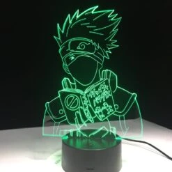 Naruto Hayate Kakashi 3D LED Night Light -Ghibli Seven Dragon Ball Z Colorful Vision Stereo LED lamp 3D lamp Light Colorful Gradient Acrylic lamp 2