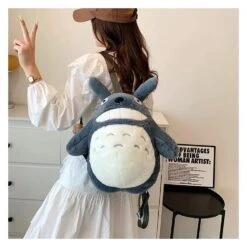 My Neighbor Totoro Plush Backpack 33cm 17 My Neighbor Totoro Plush Backpack 33cm -Ghibli Sf595f51705954e0b9a6db0299e112d3b1