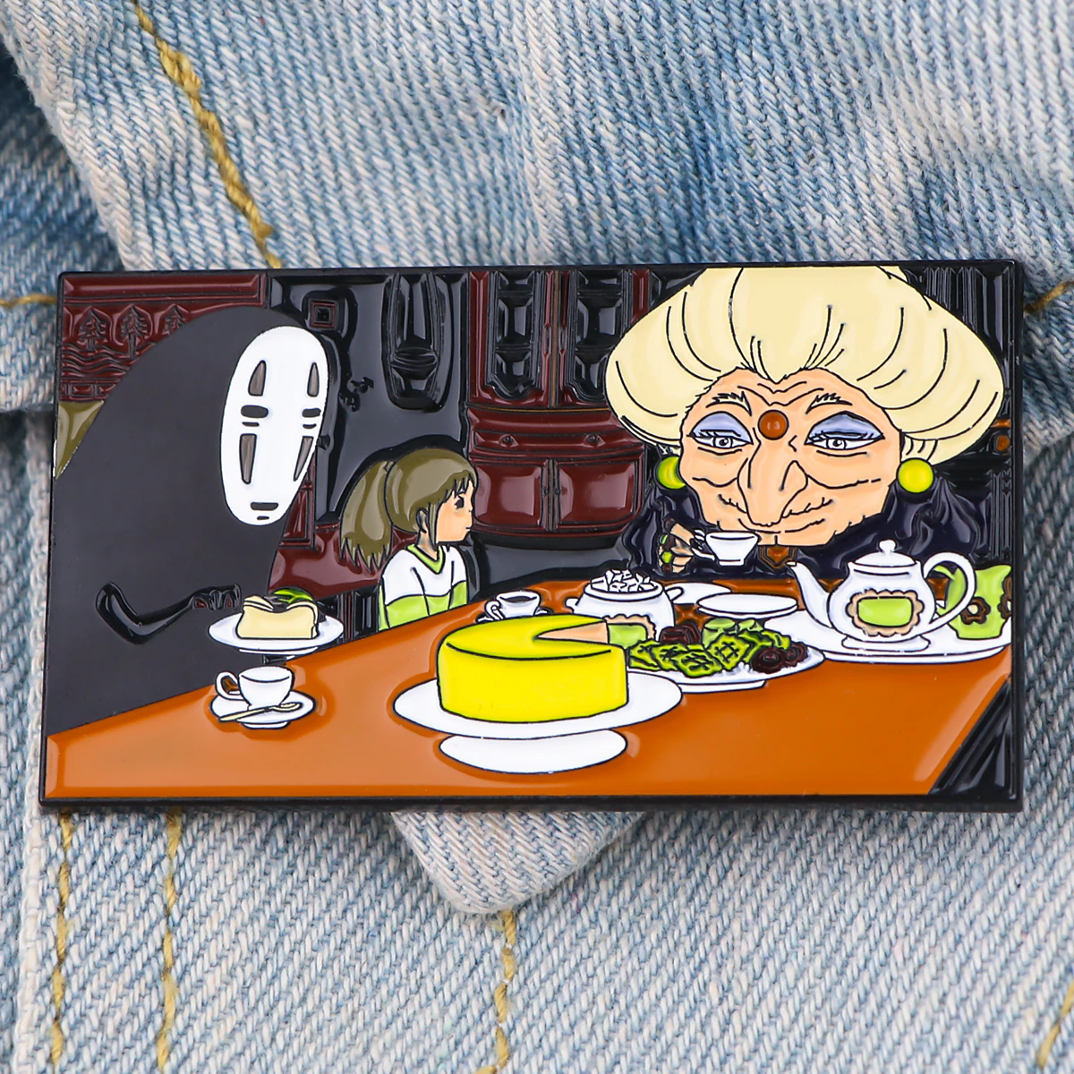 Spirited Away – Tea Time Badge Pin 5 Spirited Away – Tea Time Badge Pin - Image 5