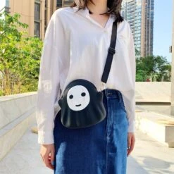 Spirited Away No Face Mini Shoulder Bag -Ghibli Sinocom Handa Japan Anime Faceless Spirited Away Bag No Face Man Bag Phone Bag Case for