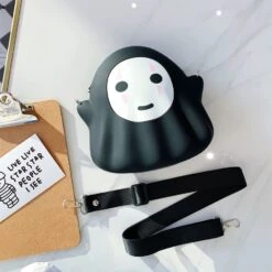 Spirited Away No Face Mini Shoulder Bag -Ghibli Sinocom Handa Japan Anime Faceless Spirited Away Bag No Face Man Bag Phone Bag Case for 3