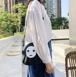 Spirited Away No Face Mini Shoulder Bag -Ghibli Sinocom Handa Japan Anime Faceless Spirited Away Bag No Face Man Bag Phone Bag Case for 5