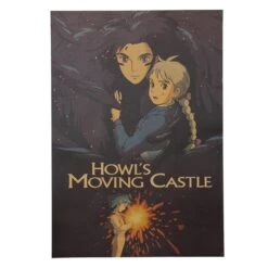 Howl’s Moving Castle Howl And Sophie Kraft Paper Poster