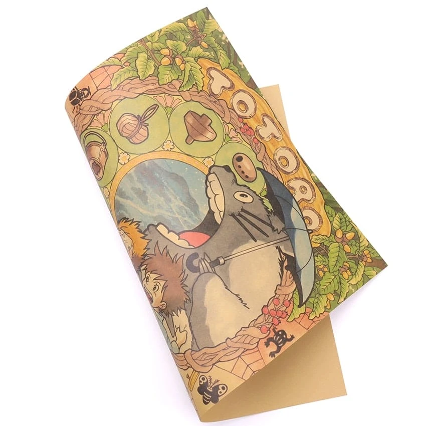 My Neighbor Totoro Vintage Poster 3 My Neighbor Totoro Vintage Poster - Image 3