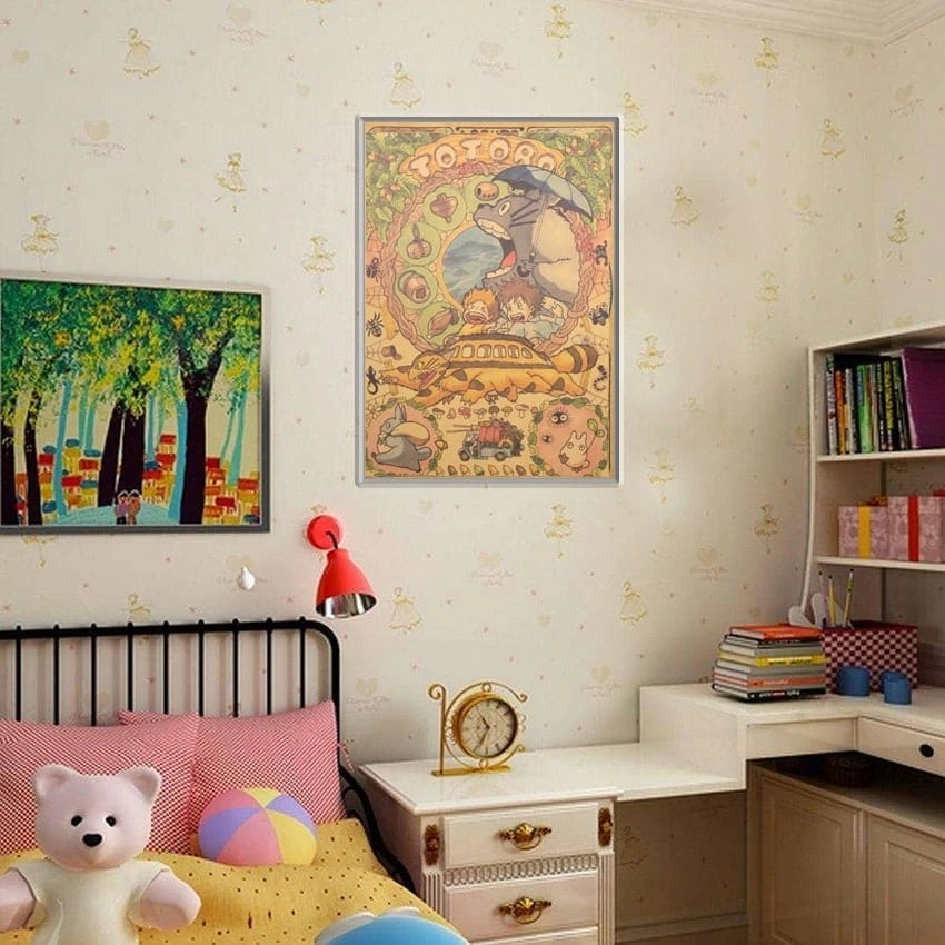 My Neighbor Totoro Vintage Poster 6 My Neighbor Totoro Vintage Poster - Image 6