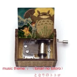 My Neighbor Totoro Tonari No Totoro Wooden Music Box 24 My Neighbor Totoro Tonari No Totoro Wooden Music Box -Ghibli Tonari no Totoro Music Box Totoro Print Hand ed Wood Musical Box Children s Girl gift 3
