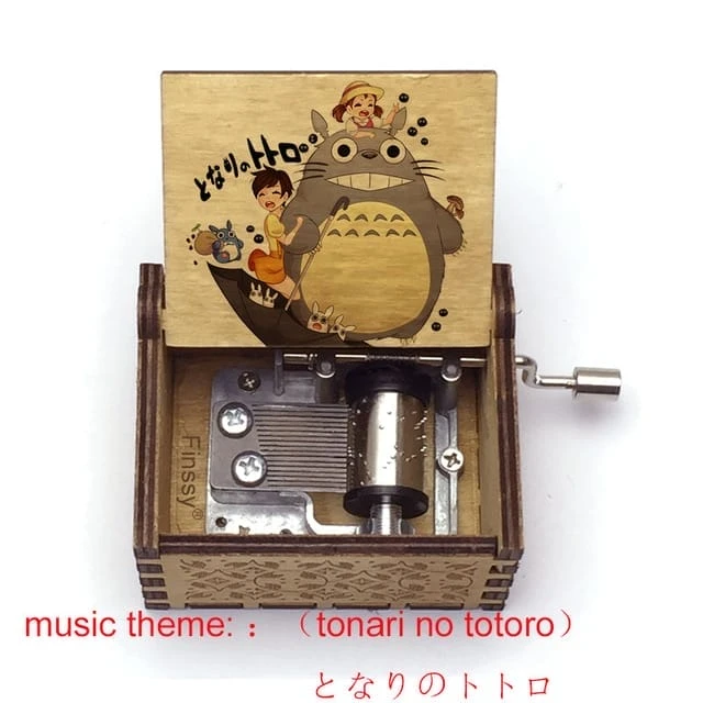 My Neighbor Totoro Tonari No Totoro Wooden Music Box 14 My Neighbor Totoro Tonari No Totoro Wooden Music Box - Image 14