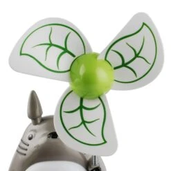 My Neighbor Totoro Night Light With Leaf Fan -Ghibli Totoro cartoon fan creative charging LED night light electric fan lamp mute student dormitory USB Fan.jpg Q90.jpg 2