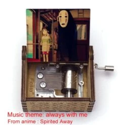 Spirited Away Wooden Music Box Vintage Style -Ghibli Wooden Hand ed Music Box chihiro color print Spirited Away music theme always with me Home.jpg 640x640 12