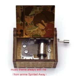 Spirited Away Wooden Music Box Vintage Style -Ghibli Wooden Hand ed Music Box chihiro color print Spirited Away music theme always with me Home.jpg 640x640 32