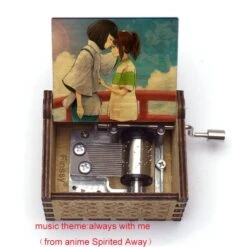 Spirited Away Wooden Music Box Vintage Style -Ghibli Wooden Hand ed Music Box chihiro color print Spirited Away music theme always with me Home.jpg 640x640 34