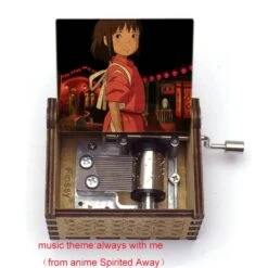 Spirited Away Wooden Music Box Vintage Style -Ghibli Wooden Hand ed Music Box chihiro color print Spirited Away music theme always with me Home.jpg 640x640 36