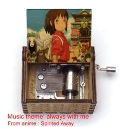 Spirited Away Wooden Music Box Vintage Style -Ghibli Wooden Hand ed Music Box chihiro color print Spirited Away music theme always with me Home.jpg 640x640 6