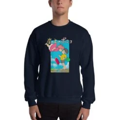 Ponyo On The Cliff By The Sea Poster Sweatshirt Unisex -Ghibli mockup 00204117