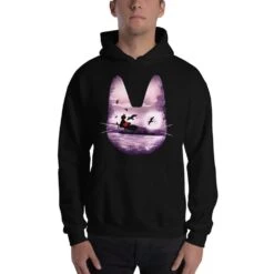 Kiki’s Delivery Service – Purple Jiji Hoodie Unisex