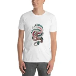 Spirited Away – Haku Dragon T Shirt Unisex -Ghibli mockup 07fdeb76 1